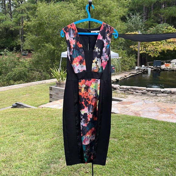 Rachel Roy Watercolor Dress! EUC only worn once - Picture 1 of 11